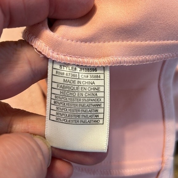 JACK by BB DAKOTA Small Pink Square Neckline Mini Dress Sleeveless Faux Suede - Picture 7 of 8